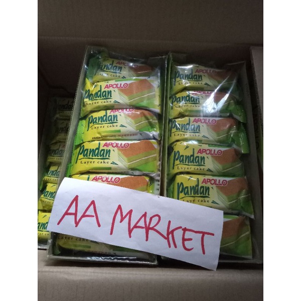 Jual Apollo Pandan Layer Cake 24pcs Indonesia Shopee Indonesia