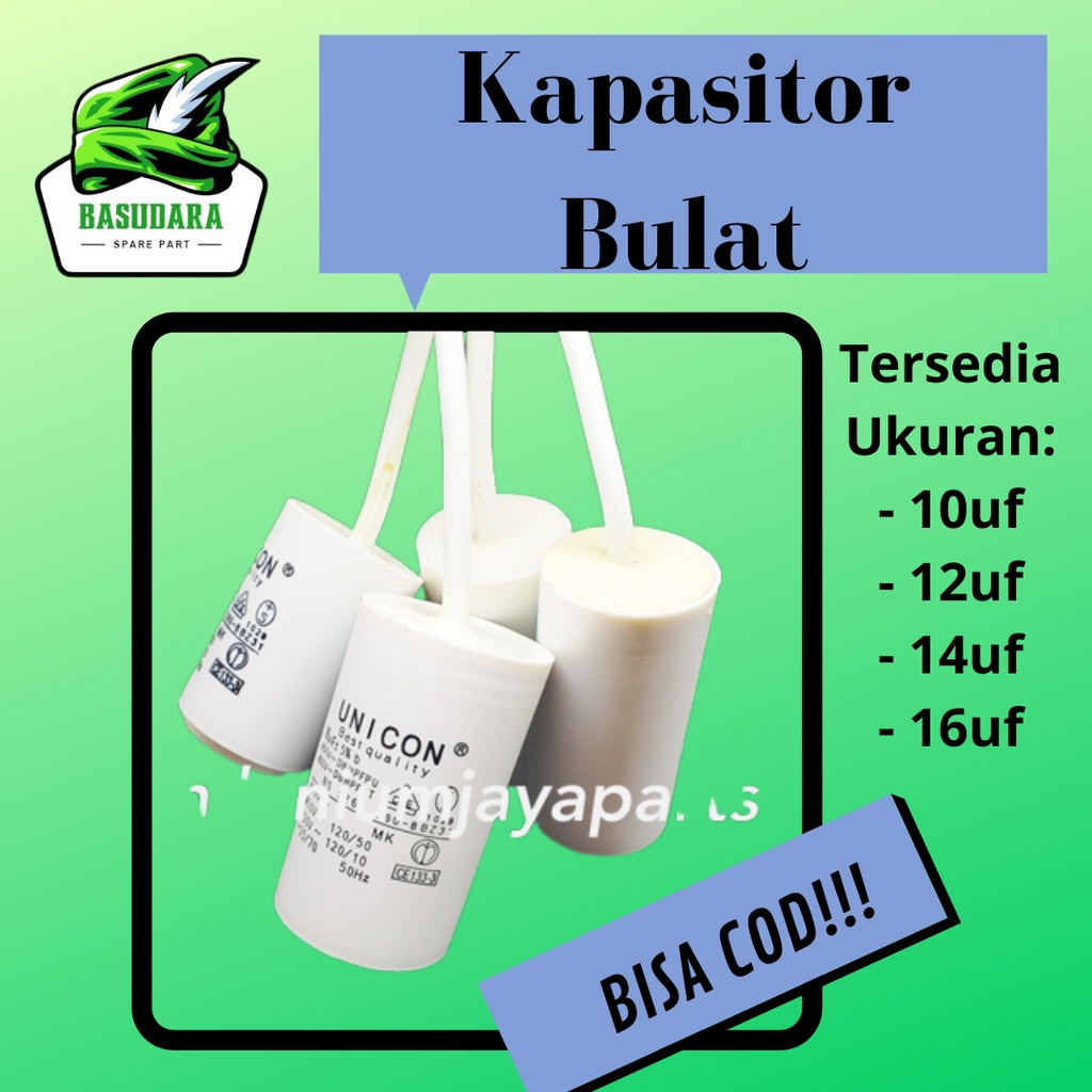 Jual Kapasitor Mesin Cuci Pompa Air Mikro Capasitor