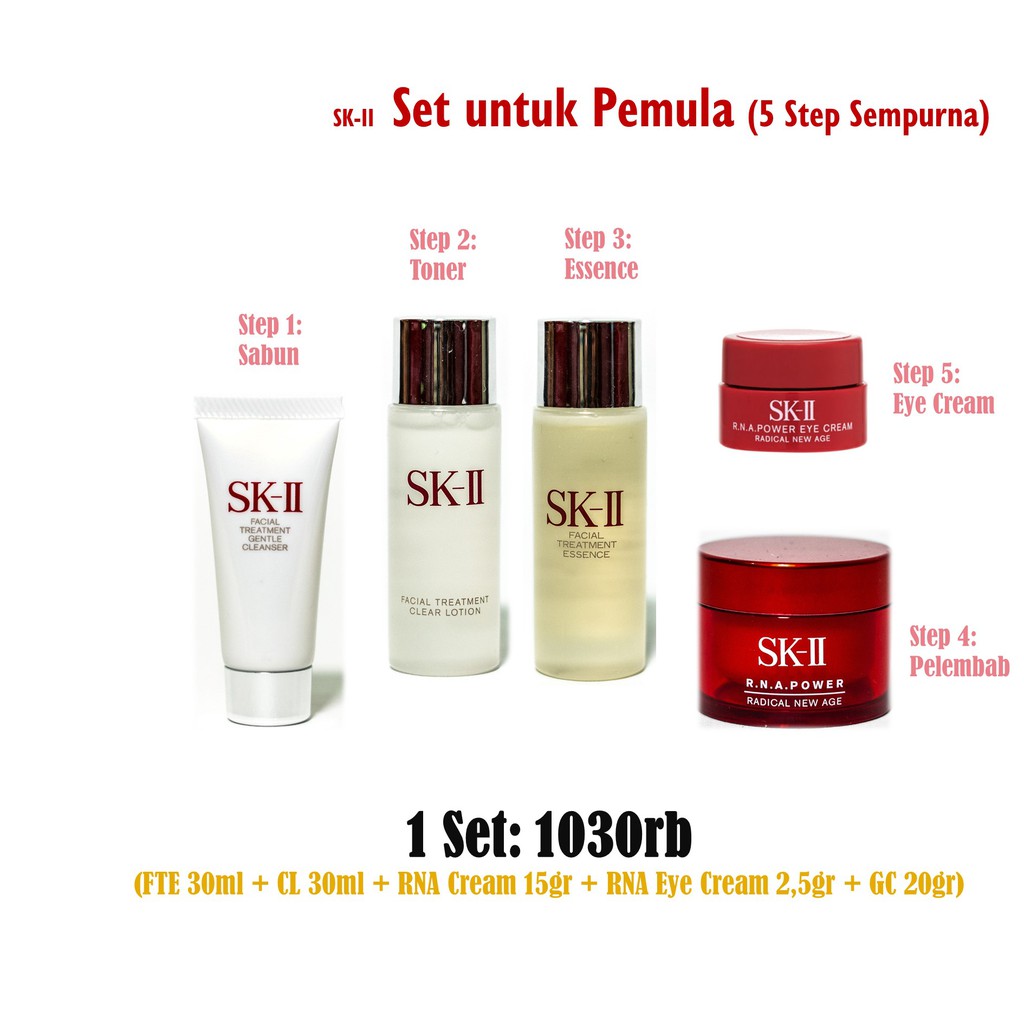 Jual SK II Basic Complete Set SK2 Welcome Kit GC 20gr CL 30ml