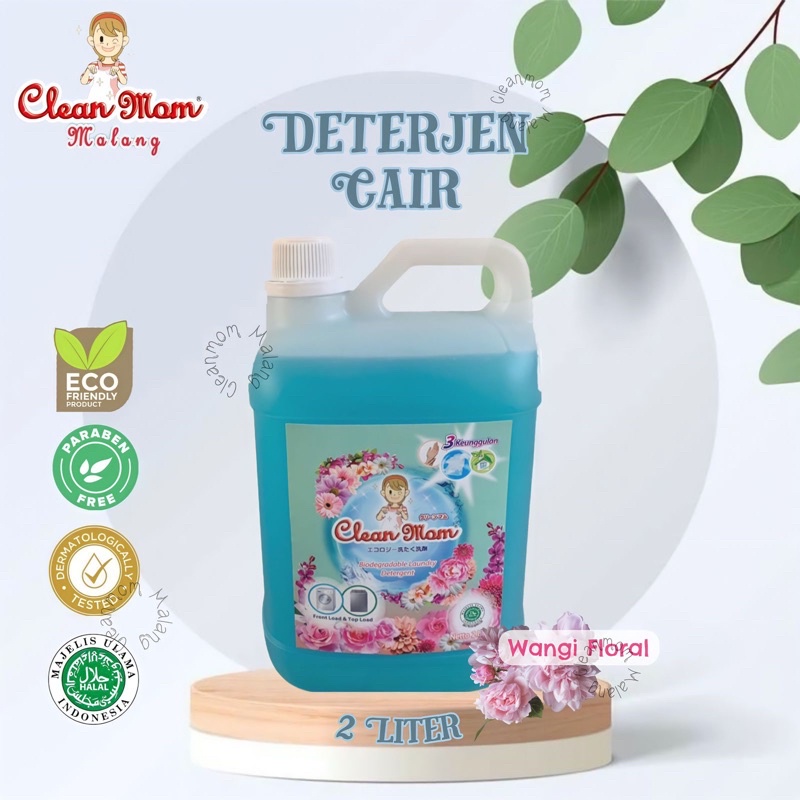 Jual Clean Mom Detergent Liquid Cair Liter Shopee Indonesia