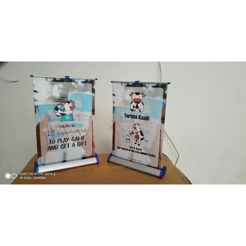 Jual Stand Stan Standing Rangka Roll Rol Roll Up Benner Banner Mini