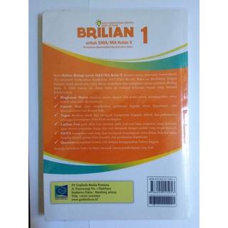 Jual BUKU BRILIAN BIOLOGI KELAS 10 MURAH Shopee Indonesia