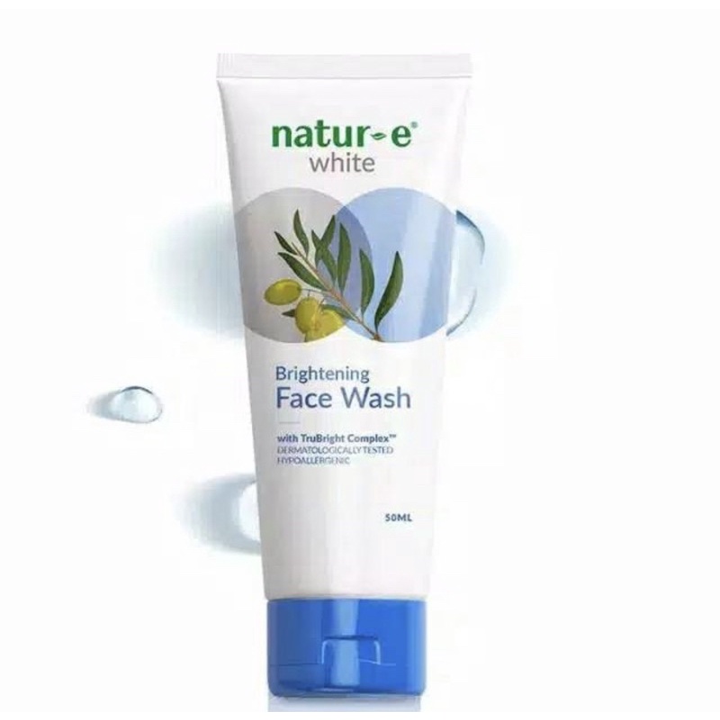 Jual Natur E White Brightening Face Wash 50ml Shopee Indonesia