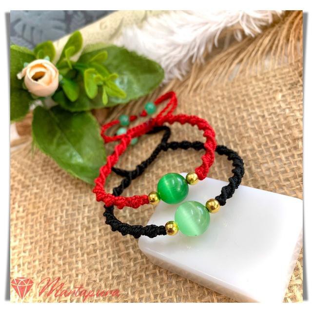 Jual GTL0494 Gelang Tali Macrame Batu Mata Kucing Shopee Indonesia