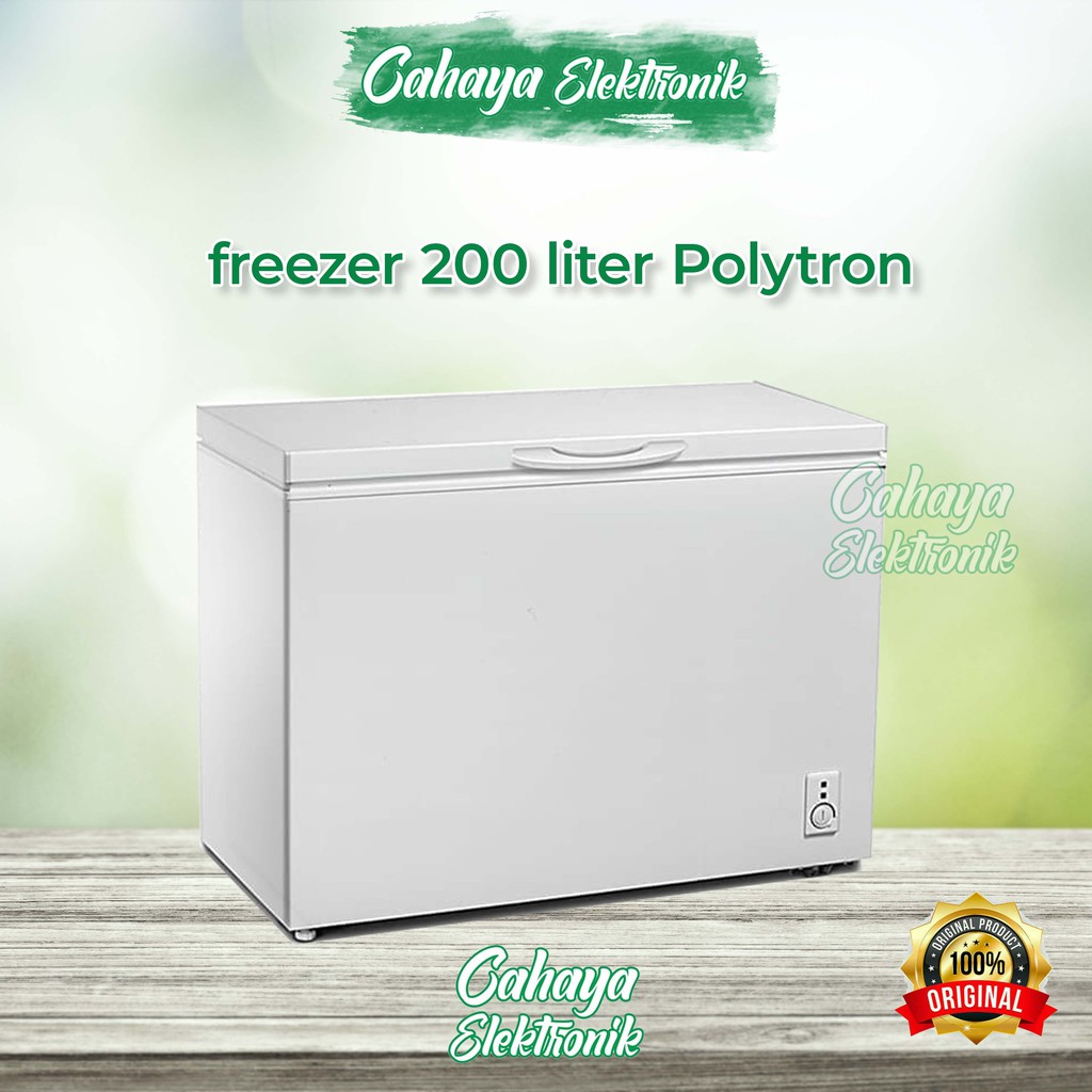 Jual FREEZER POLYTRON 200 LITER ORIGINAL Shopee Indonesia