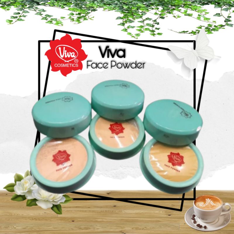 Jual Viva Face Powder Bedak Tabur Doos Kemasan Hijau Shopee Indonesia