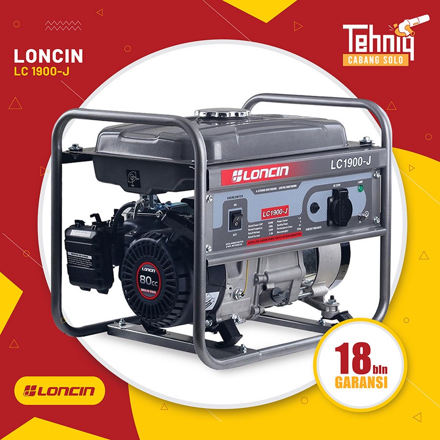 Jual Genset Listrik Bensin Loncin Lc J Practical Series Watt