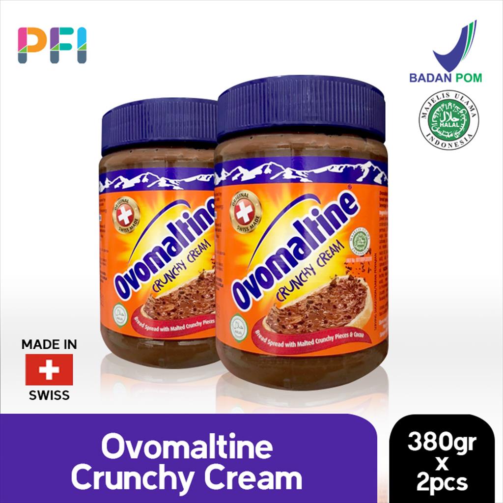 Jual Ovomaltine Crunchy Cream 380g Selai Coklat Bundle 2pcs Shopee