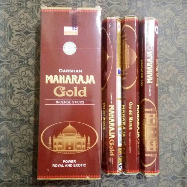 Jual Hio Dupa Harum Wangi Aromaterapi Darshan India Maharaja Gold Oro