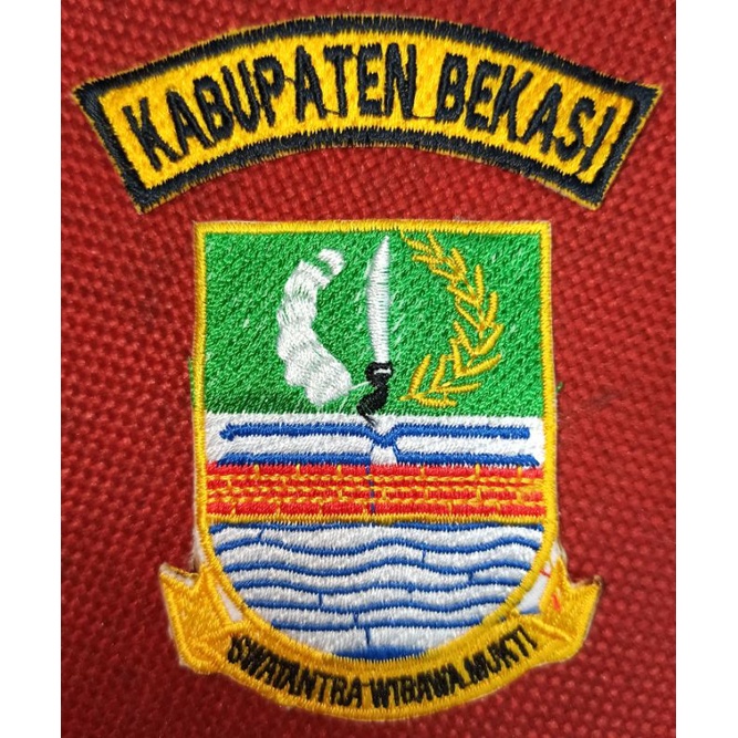 Jual Patch Bordir Logo Kabupaten Bekasi Shopee Indonesia