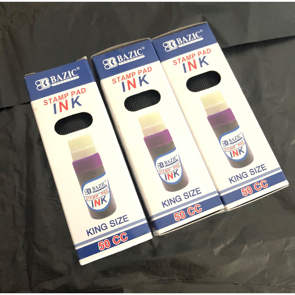 Jual Tinta Stempel Stamp Pad Ink Bazic Cc Tinta Stempel Violet