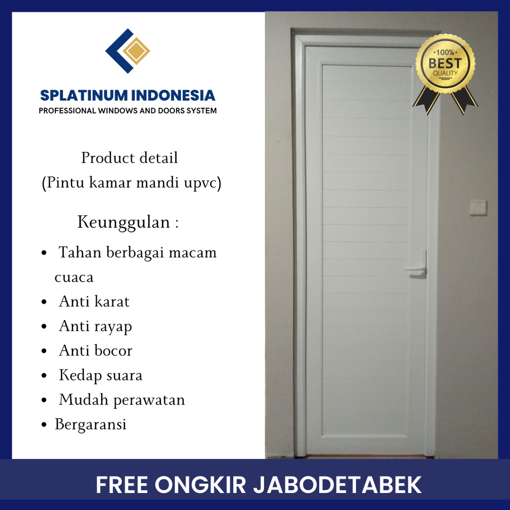 Jual Pintu Kamar Mandi Upvc Shopee Indonesia