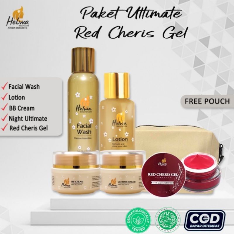 Jual Paket Ultimate Red Cheris Gel Helwa Beautycare Wajib Konsultasi