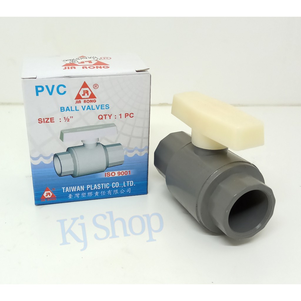 Jual Stop Kran Ball Valves PVC 1 2 Jia Rong Keran Air Plastik Engkol