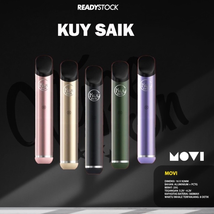 Jual KUY SAIK POD KIT 560MAH POD ONLY NO CARTRIDGE AUTHENTIC BY MOVI