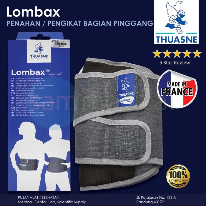 Jual Thuasne Ceint Lombax Grey Korset HNP Dan Penyangga Tulang