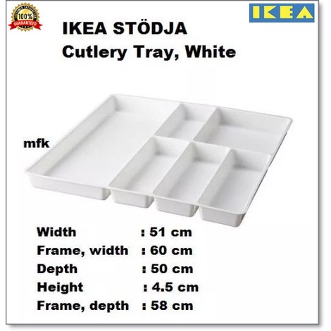 Jual Baki Drawer Ikeea Stodia Baki Rak Sendok Peralatan Makan Wadah