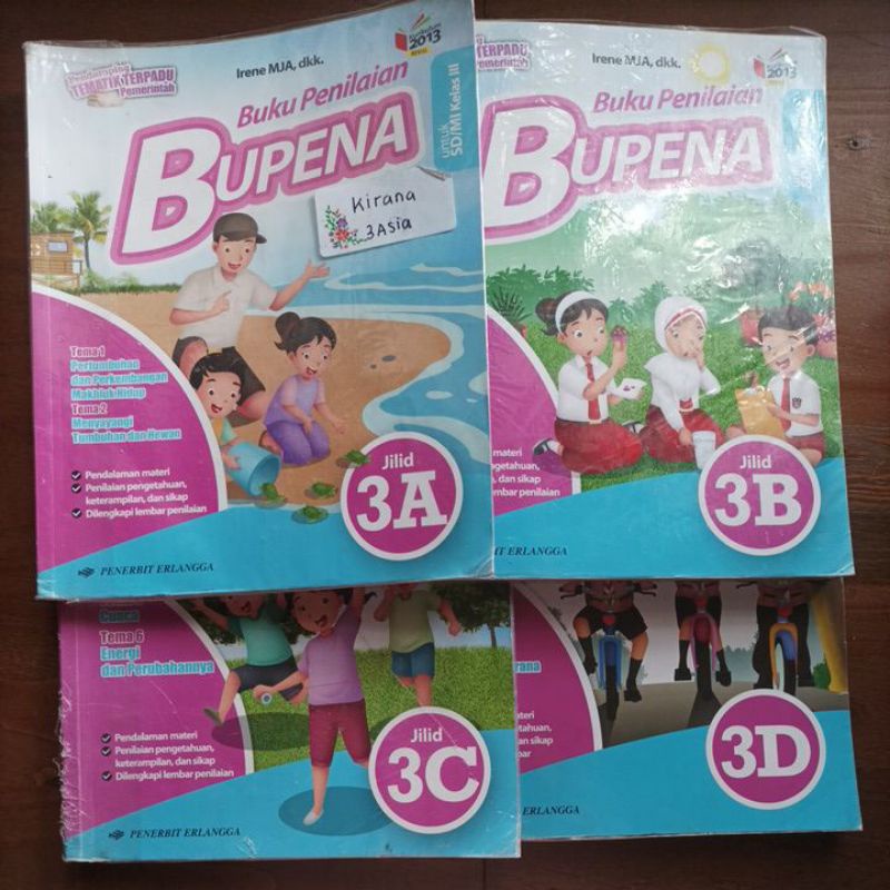 Jual Bupena Kelas Jilid A B C D Penerbit Erlangga Shopee