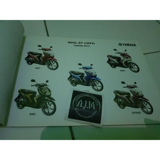 Jual Buku Part Katalog Katalogue Catalogue Catalog Copian Yamaha Soul