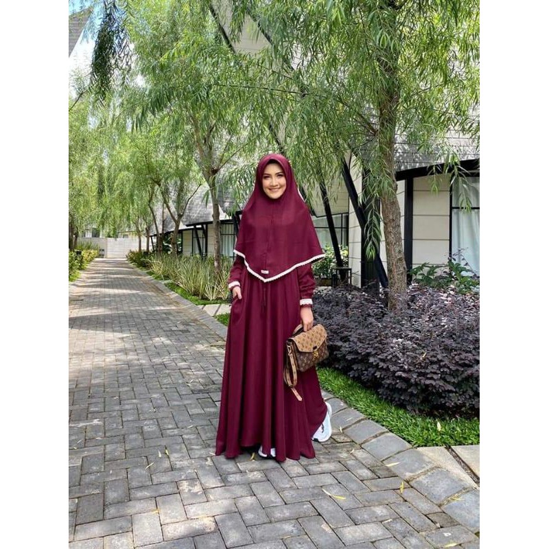 Jual Salma Dress Set Xl Shopee Indonesia