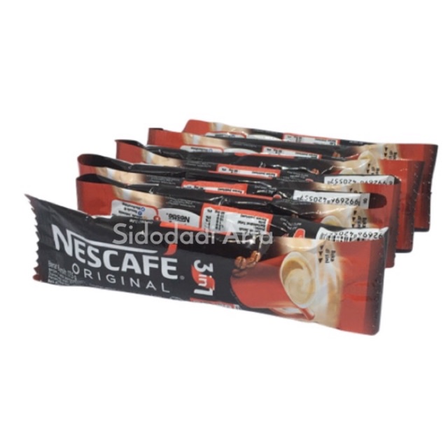 Jual Nescafe In Original Kopi Instan Renteng X Gr Shopee