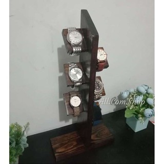 Jual Rak Jam Tangan Stand Jam Tangan Kayu Modern Display Tatakan