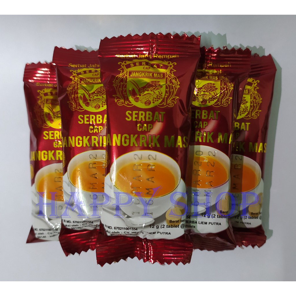 Jual Minuman Jahe Serbat Jangkrik Mas Original 1 Sachet Shopee