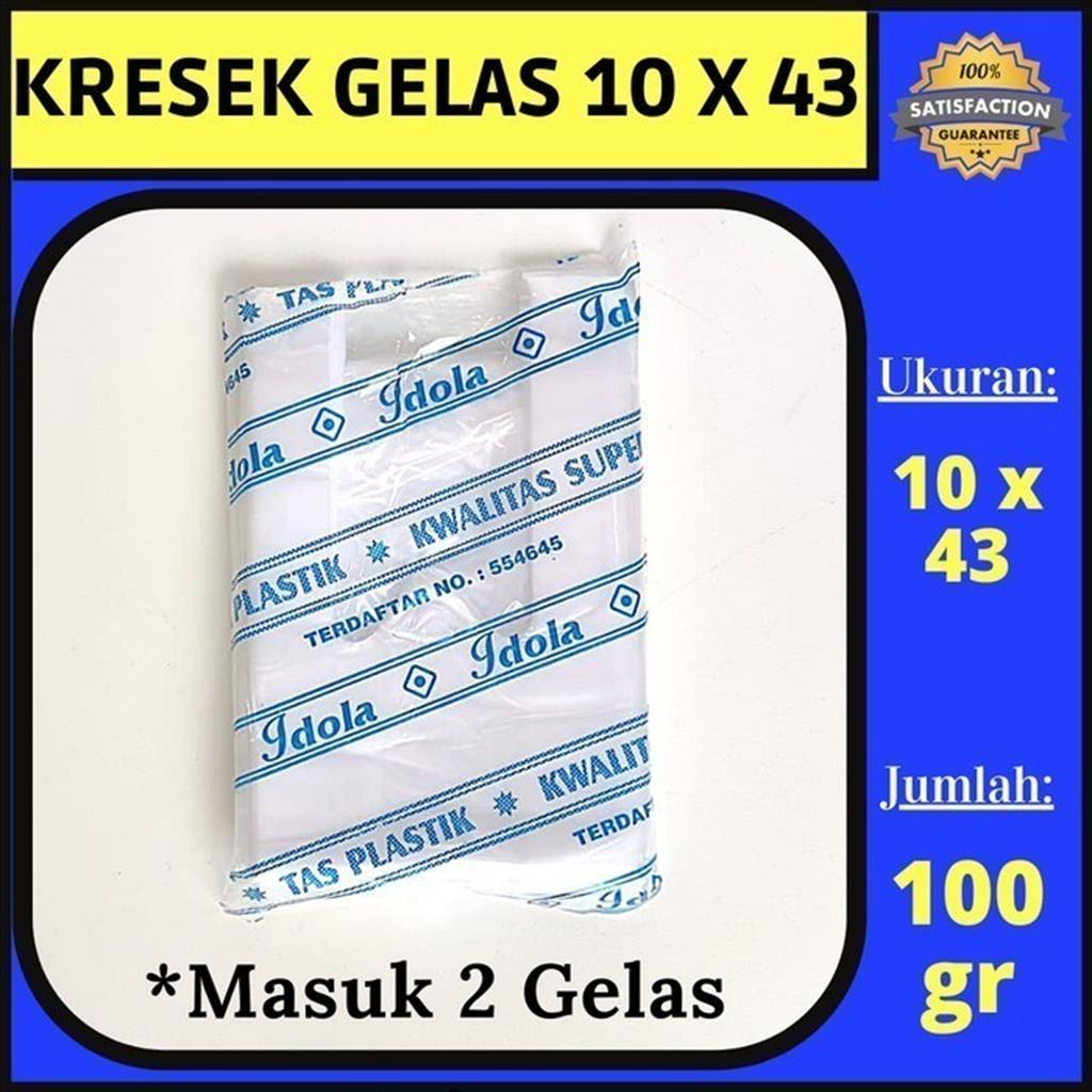 Jual Kresek Idola Gelas 10x43 Kresek Pop Ice Shopee Indonesia