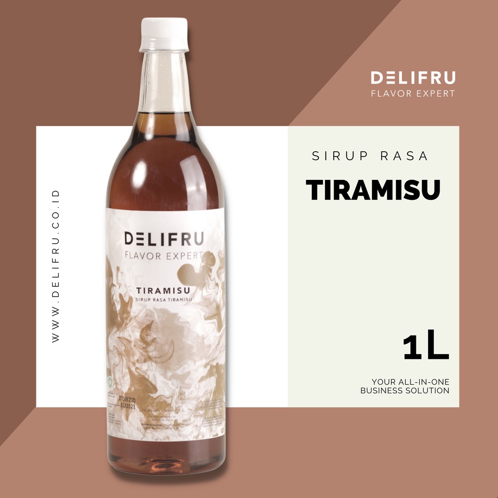 Jual Tiramisu Syrup Delifru 1 Liter Sirup Tiramisu Premium Shopee