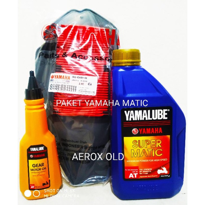 Jual SALE PAKET OLI YAMALUBE SUPER MATIC 1 L YAMALUBE GEAR 140 ML