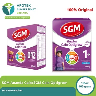 Jual Susu Sgm Ananda Gain Bulan Eksplor Gain Optigrow Gram