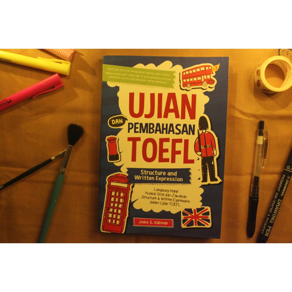 Jual Buku Bekas Ujian Pembahasan Toefl Karya Joko S Kahhar Buku