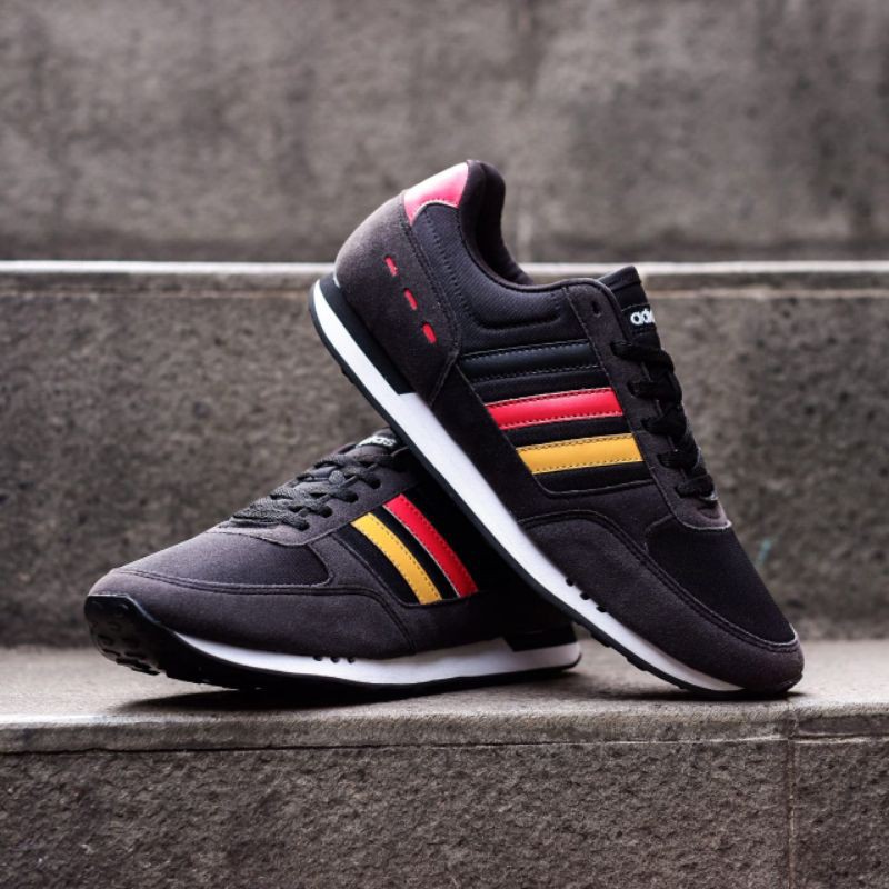 Jual Adidas Neo City Racer Black Germany Shopee Indonesia