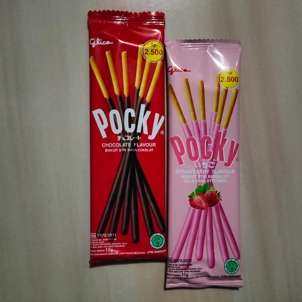 Jual Pocky Sachet Chocolate Strawberry Gr Shopee Indonesia