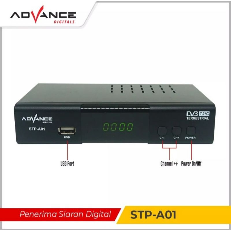 Jual Set Top Box Stb Advance Stp A Terima Siaran Digital Dvb Full