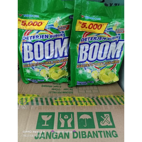 Jual BOOM 5000 BOOM DETERGEN BUBUK 305gr Shopee Indonesia