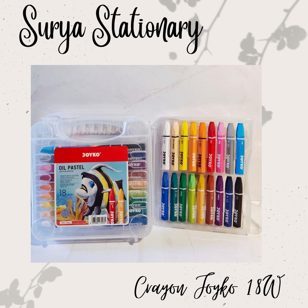 Jual Crayon Joyko W Krayon Joyko Oil Pastel Joyko Indonesia Shopee