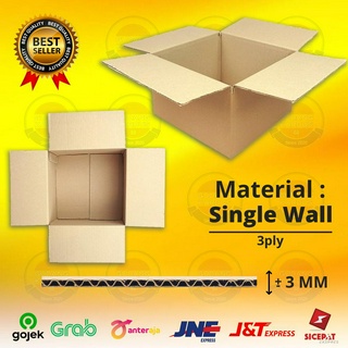 Jual Kardus Karton Box 25x25x15 CM Kotak Dus Packing Polos Shopee