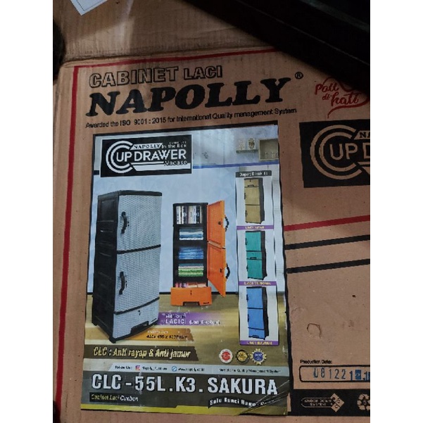 Jual Lemari Napolly Clc L K Sakura Warna Random Shopee Indonesia