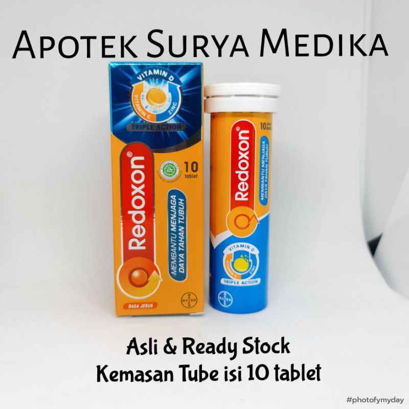 Jual Redoxon TRIPLE ACTION Orange Effervescent Kemasan 10 15 20 Tablet