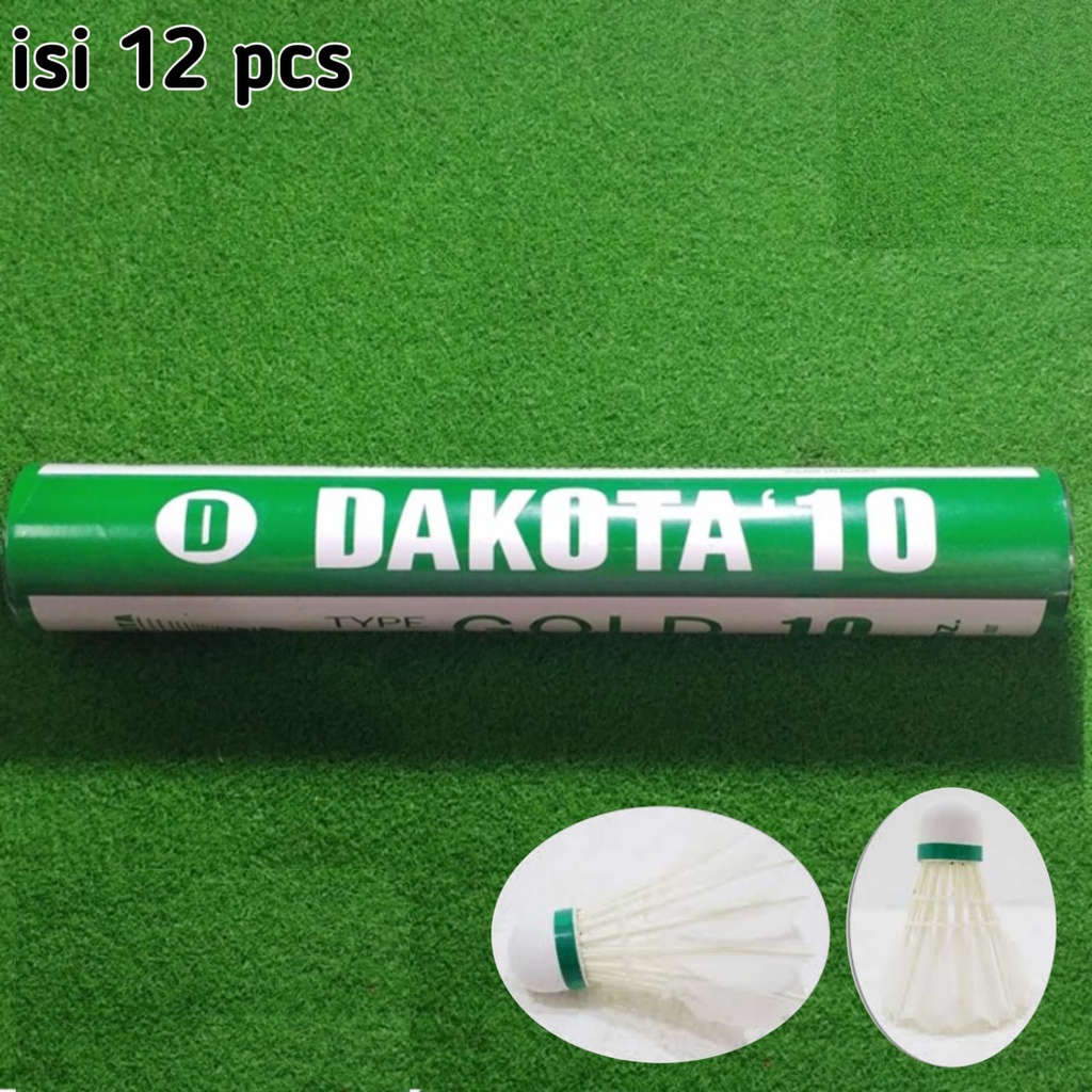 Jual Shuttlecock Badminton Dakota Hijau Shuttle Cock Badminton Bulu