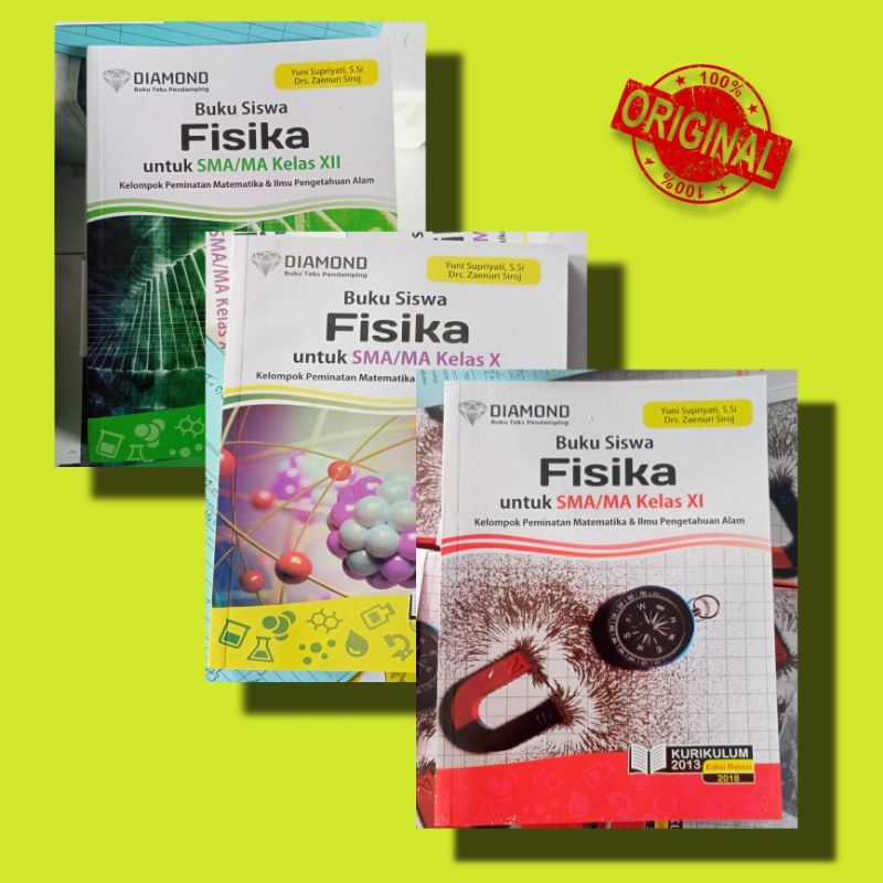 Jual Buku Siswa Fisika SMA K13 Edisi Revisi 2018 Kelas X XII Shopee