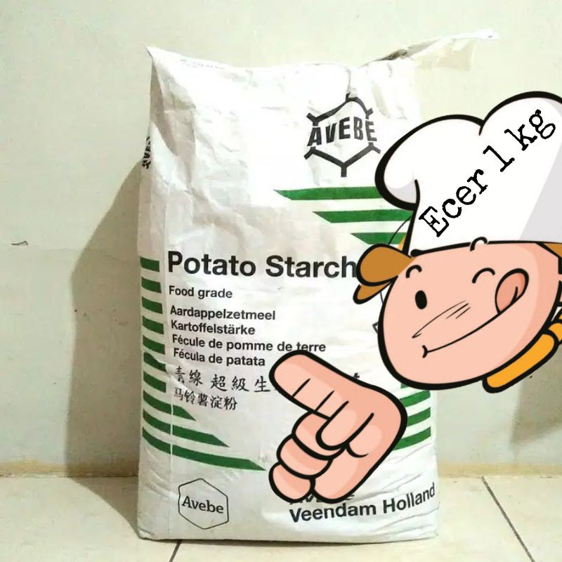 Jual POTATO STARCH 1 Kg Tepung Pati Kentang Shopee Indonesia