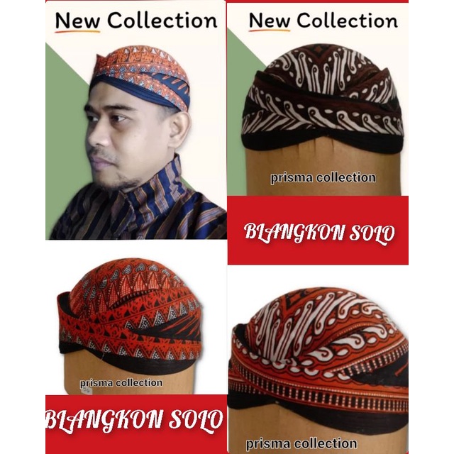 Jual Blangkon Solo Blangkon Topi Adat Shopee Indonesia