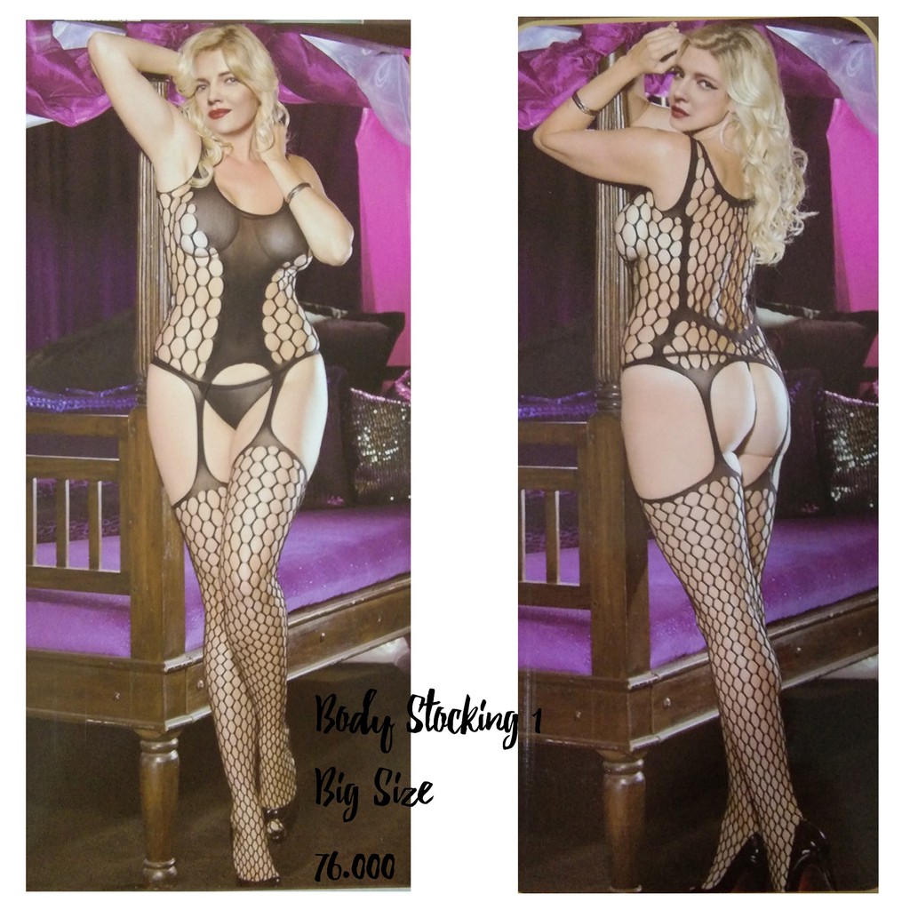 Jual Vz Lingerie Body Stocking Lingerie Jaring Sexy Jumbo