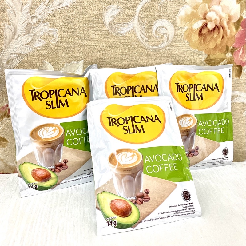 Jual Tropicana Slim Avocado Coffee Ecer Sachet Indonesia Shopee