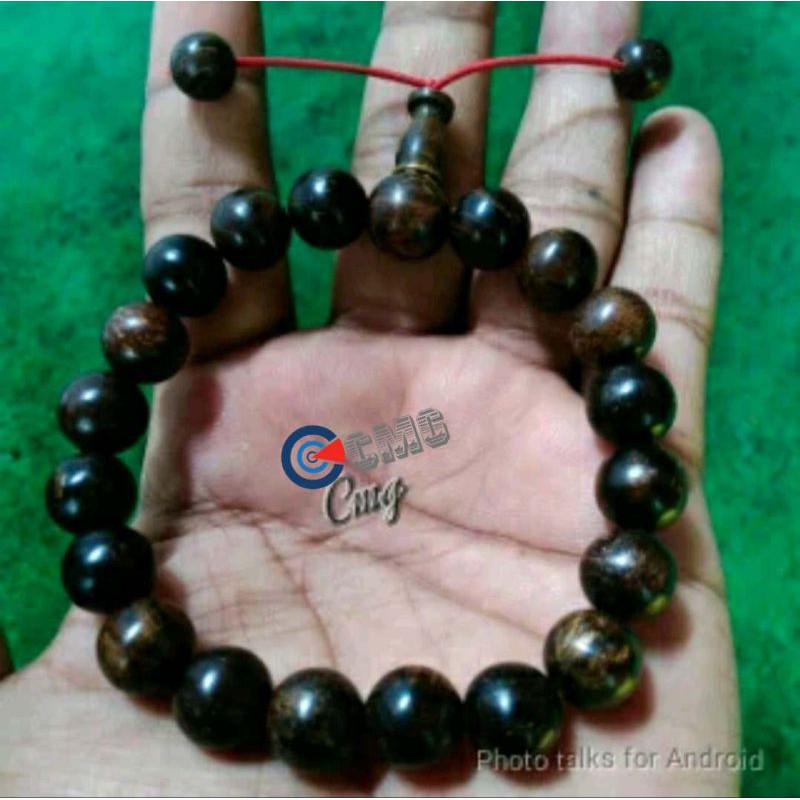 Jual Gelang Kayu Gaharu Super Asli Kalimantan 10mm Shopee Indonesia