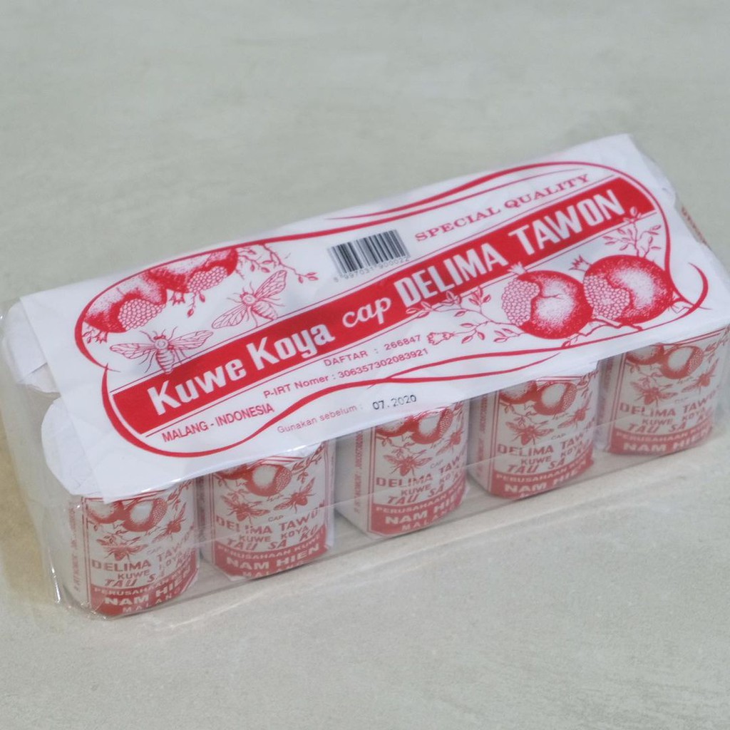 Jual Tau Sa Ko Nam Hien Kue Koya Cap Delima Tawon Isi 10 Roll