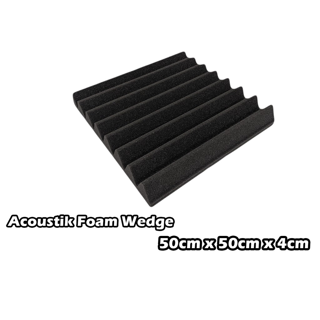 Jual Accoustic Foam Wedge Zigzag Busa Peredam Suara Zigzag 50x50cm