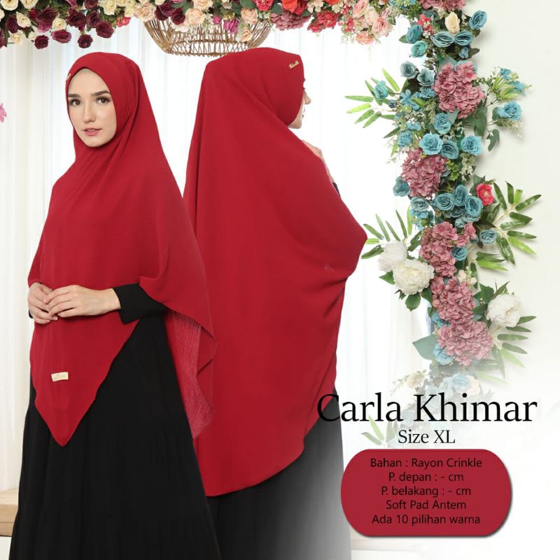 Jual Khimar Carla Crinkle Airflow Size Xl Original Valenshaqueen Agen